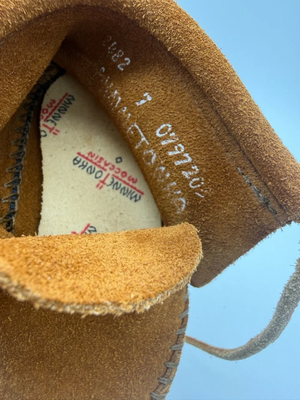 VTG 80s Minnetonka Moccasin Childrens Softsole Fringe Boots Size 7 Style 2482